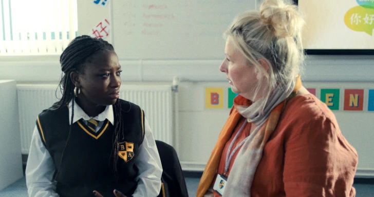 Fatima Bojang, Hannah Walters em adolescence da netflix