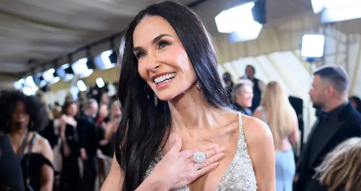 Demi Moore nos Óscares 2025