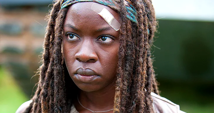 Danai Gurira como Michonne em The Walking Dead Streaming no AMC