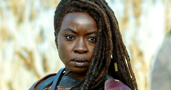 Danai Gurira como Michonne em The Walking Dead Streaming no AMC