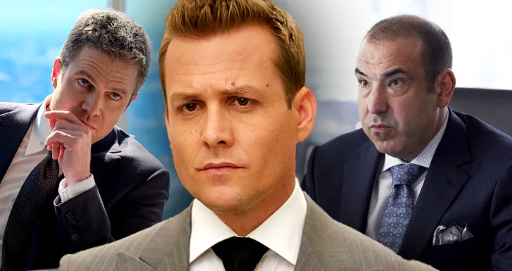 Gabriel Macht, Stephen Amell e Rick Hoffman em Suits LA