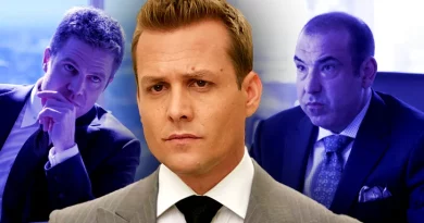 Gabriel Macht, Stephen Amell e Rick Hoffman em Suits LA