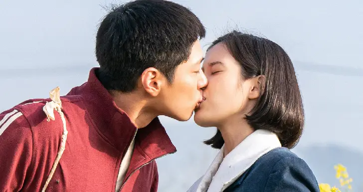 Park Bo-gum e IU em When Life Gives You Tangerines da netflix