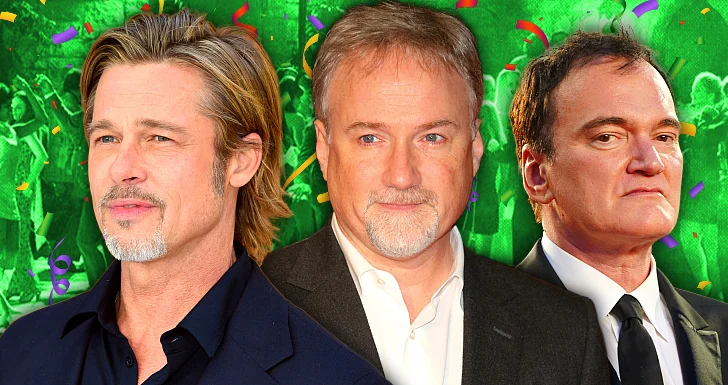 Brad Pitt, David Fincher e Quentin Tarantino em Once Upon a Time in Hollywood 2 da Netflix