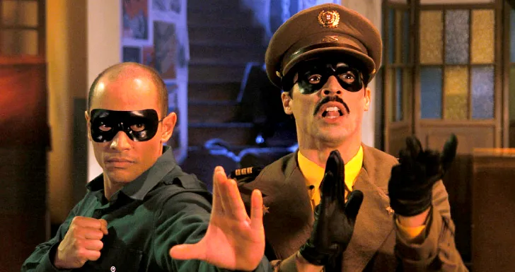 Gonçalo Waddington e David Chan Cordeiro em Capitão Falcão