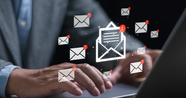 notificações email