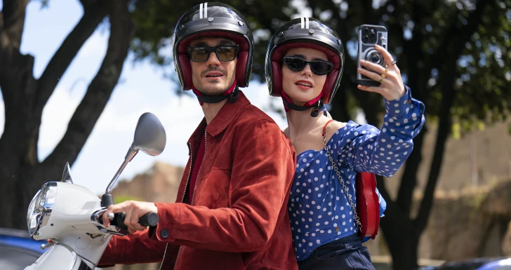 "Emily in Paris" na temporada 4.
