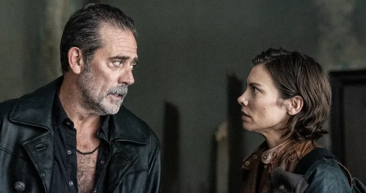 Maggie e Negan em The Walking Dead