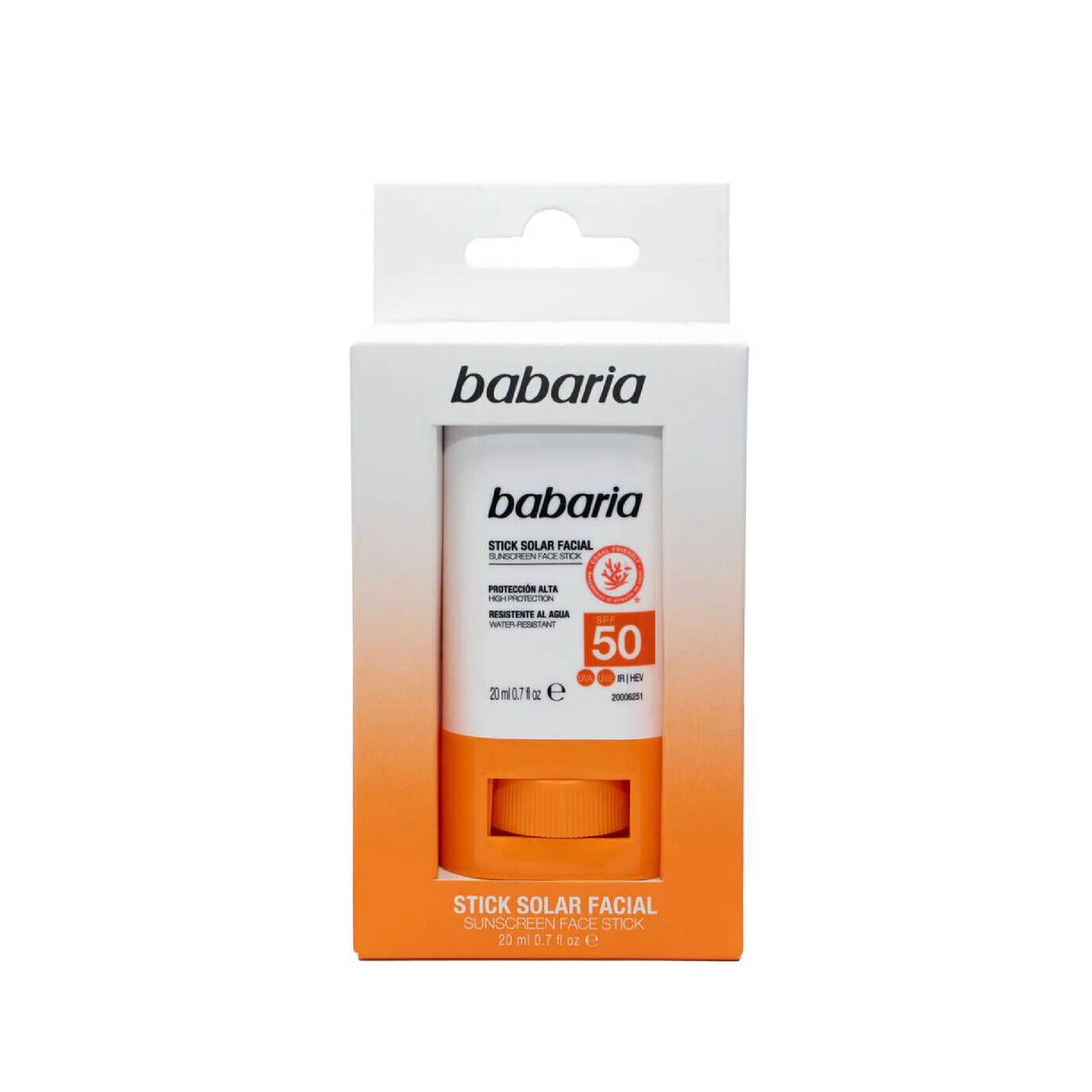 Protetor solar da marca Babaria.