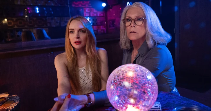 Lindsay Lohan e Jamie Lee Curtis no remake de Freaky Friday.