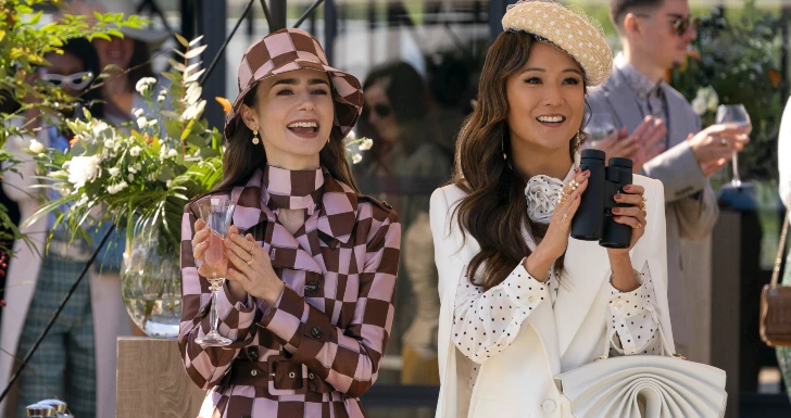 Emily e Mindy de "Emily in Paris".