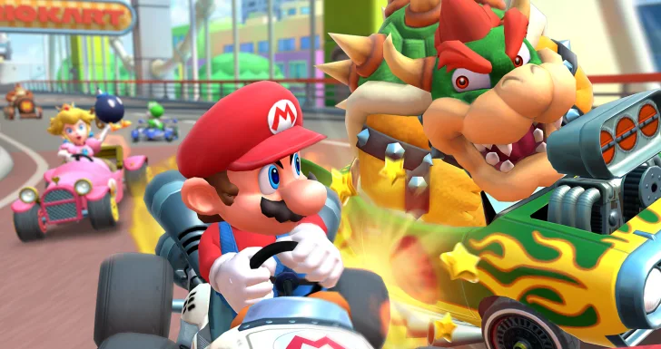 Jogo mobile Mario Kart Tour