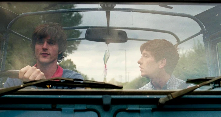 Barry Keoghan e Jacob Elordi em Saltburn.