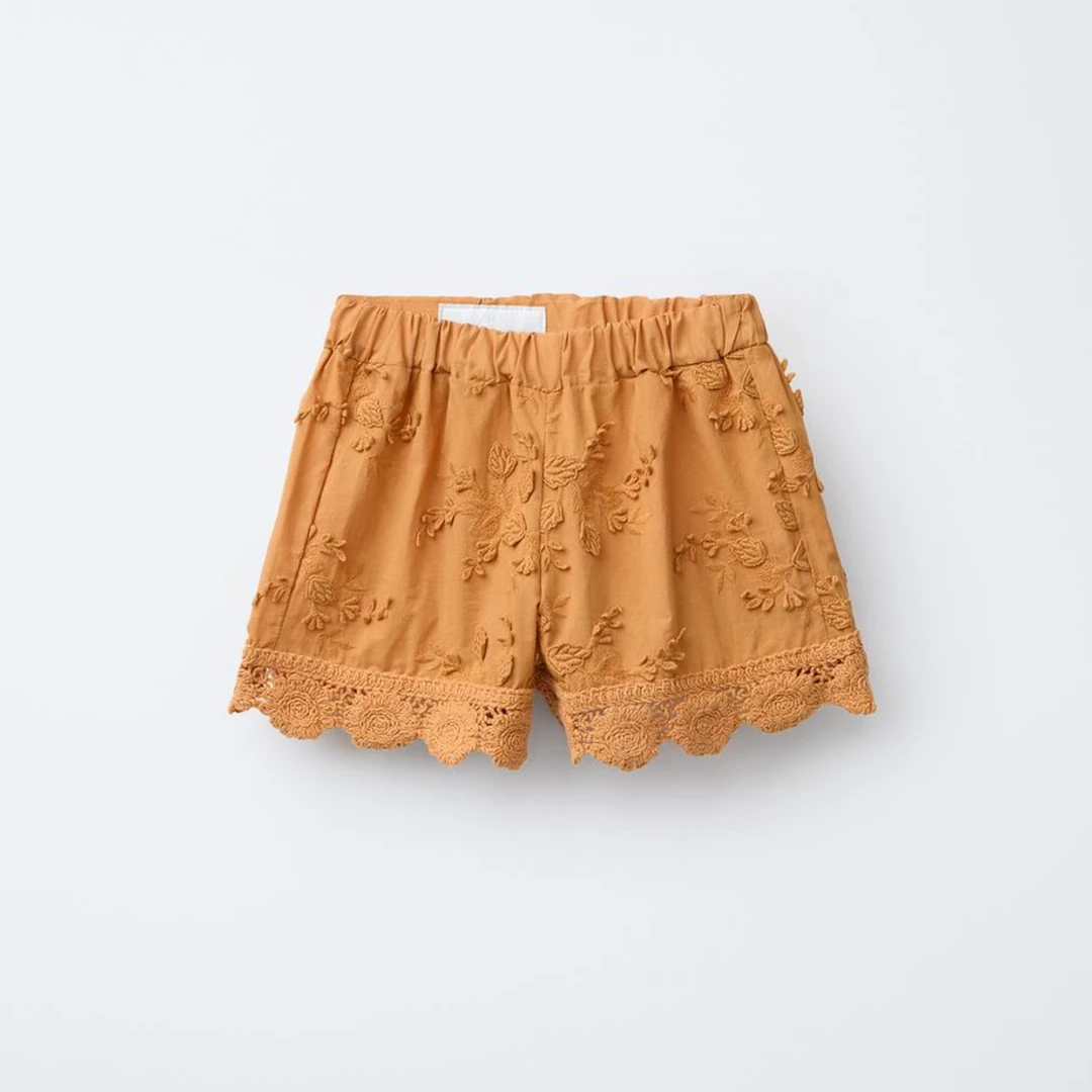 Calções boho da Zara.