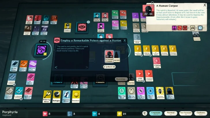 Cultist Simulator jogo grátis da Epic Games