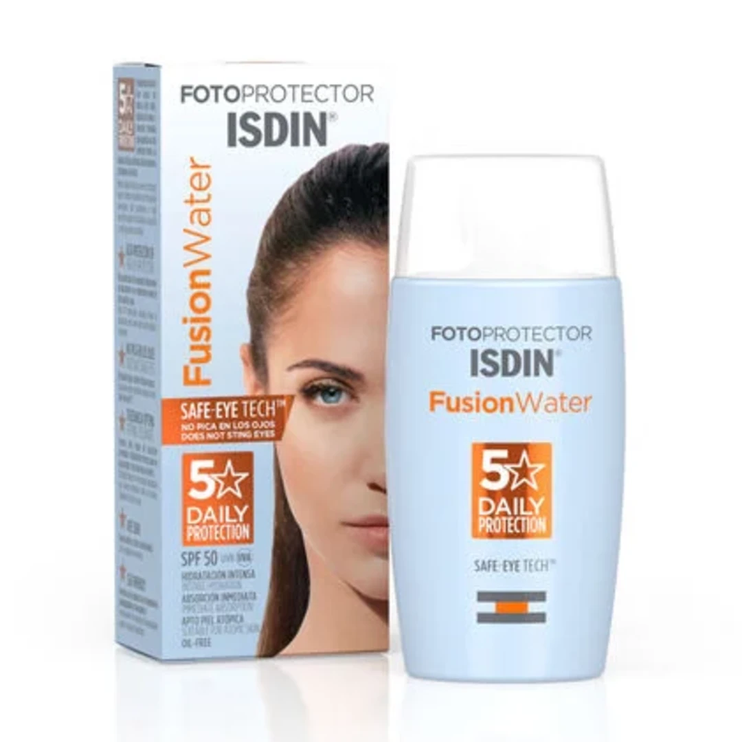 Protetor solar ISDIN.