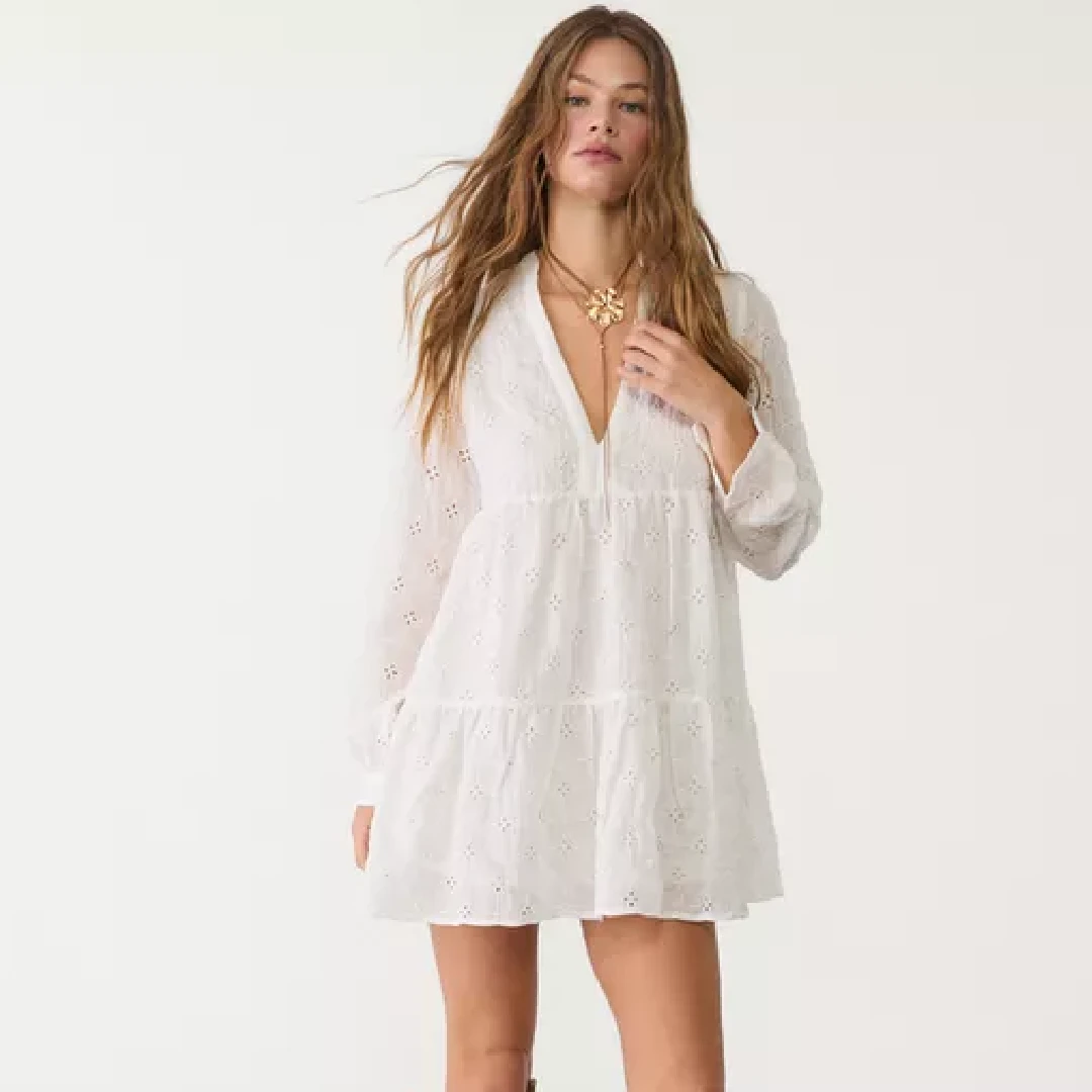 Vestido branco.
