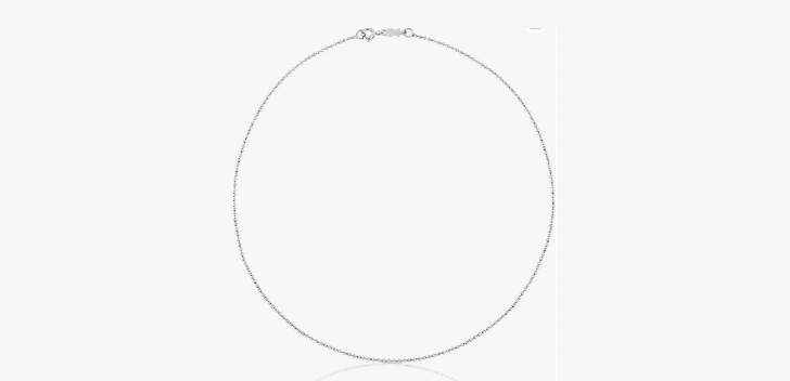 TOUS Gargantilha de prata de primeira lei para mulher com bolas, clássica e cónica, coleção Chain acessórios