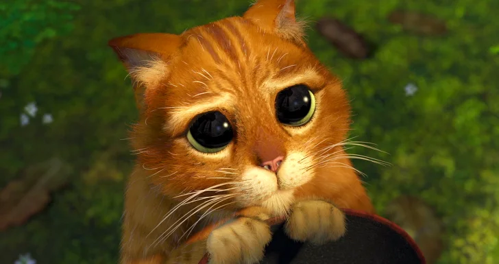 Gato das Botas em "Shrek 2"