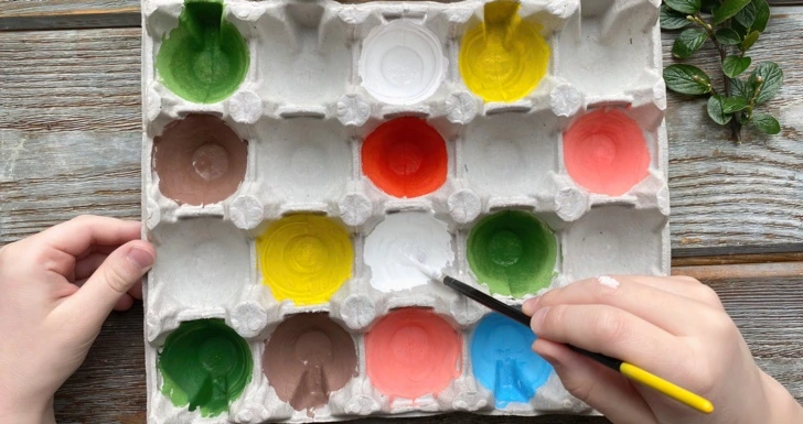 Egg DIY caixas de ovos