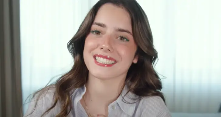 Madalena Aragão com maquilhagem.