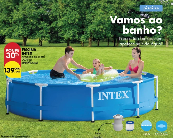 piscina intex pingo doce