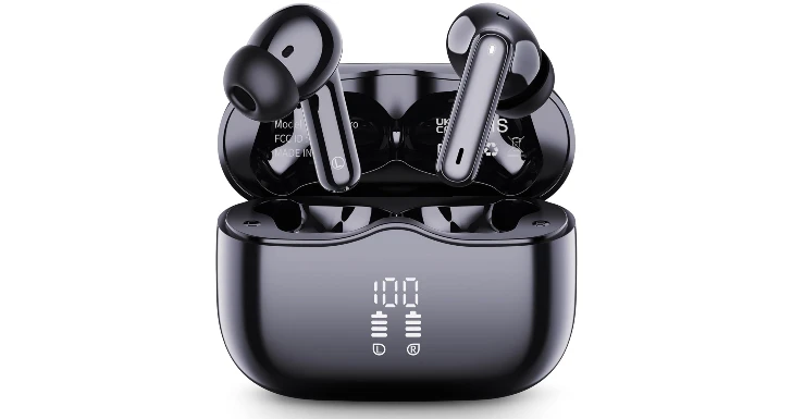 Auriculares sem fios Bluetooth na Amazon