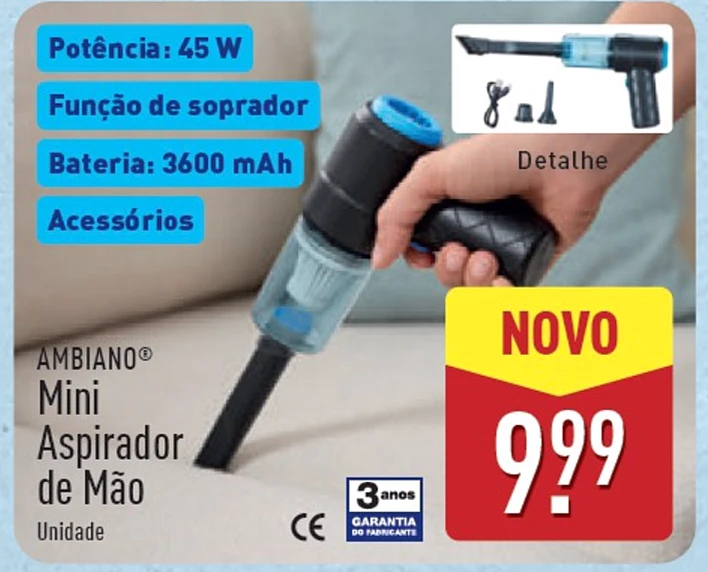 mini aspirador ambiano aldi gadget