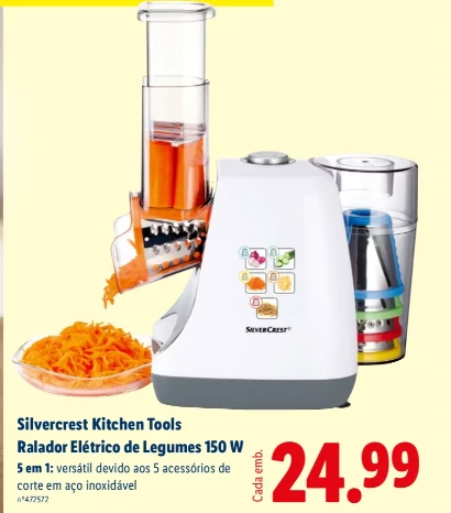 ralador elétrico silvercrest