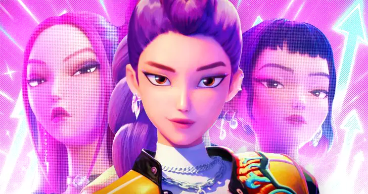 KPop Demon Hunters da Netflix entra para o top histórico do streaming