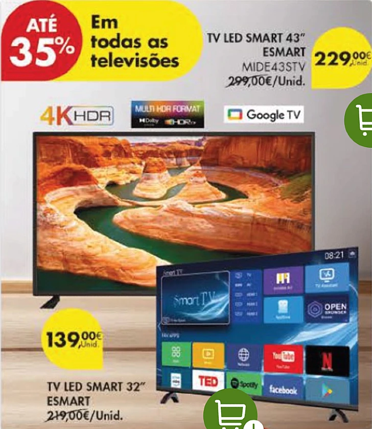 smart tv pingo doce