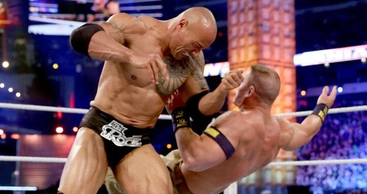 dwayne johnson wwe