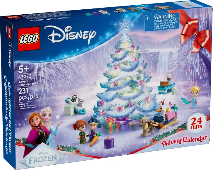 frozen lego calendário de advento