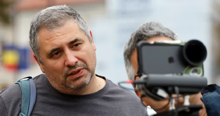 Radu Jude na rodagem de "Kontinental '25"