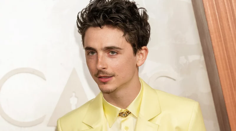 Timothée Chalamet nos Oscars de 2025