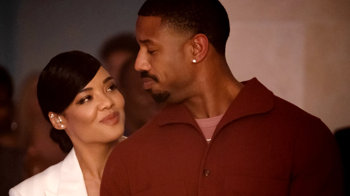 Michael B. Jordan e Tessa Thompson em Creed III