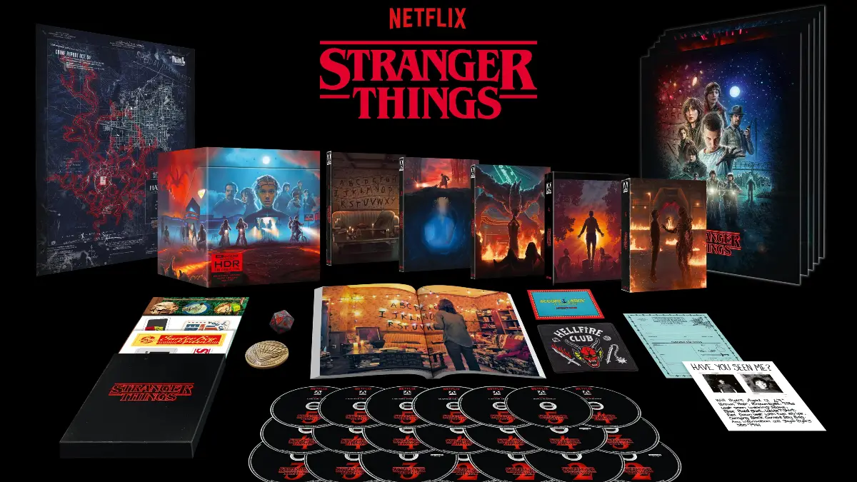 Stranger Things coleção blu-ray