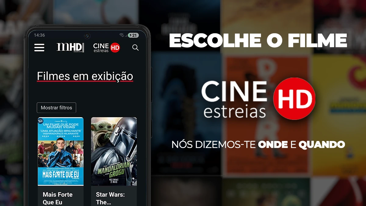 Cine Estreias HD - nova página de cinema da MHD