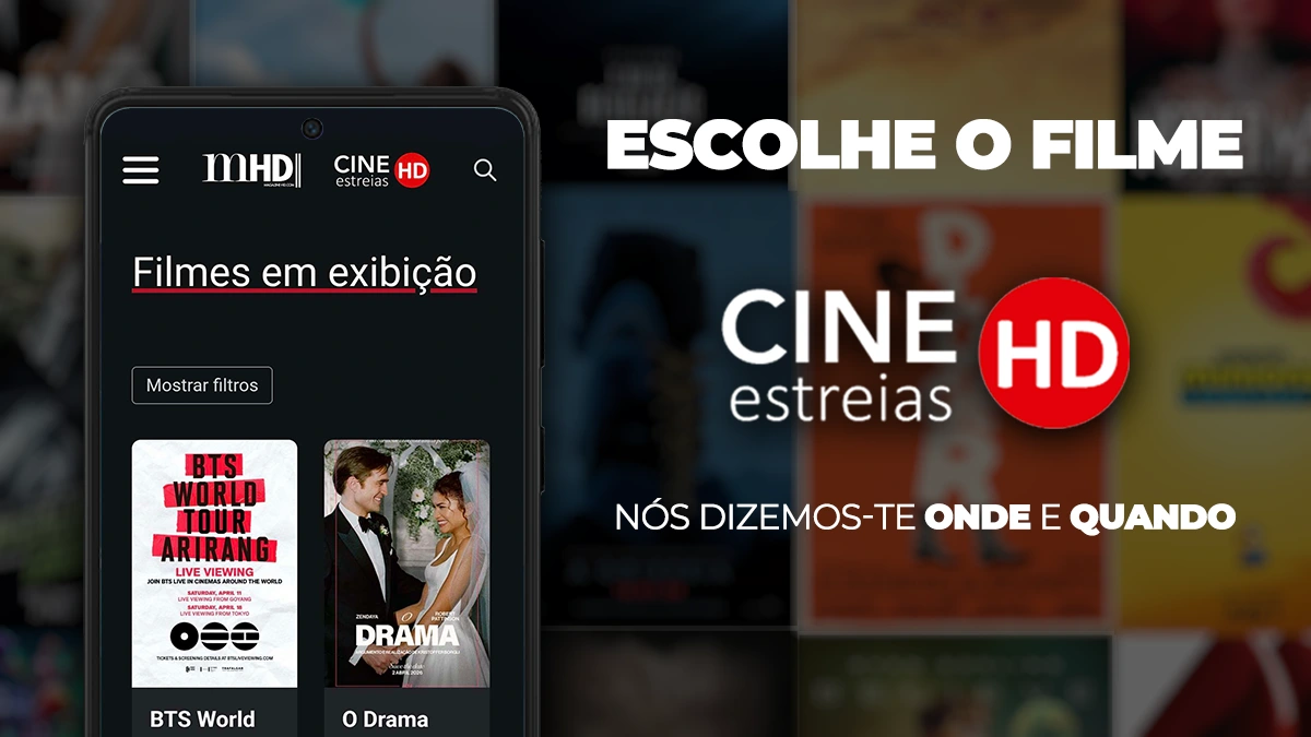 Cine Estreias HD - nova página de cinema da MHD