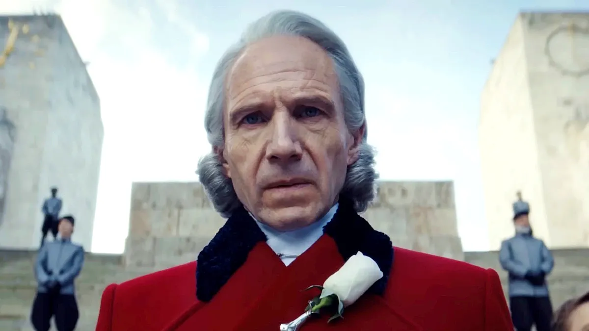 Ralph Fiennes in The Hunger Games: Amanhecer na Ceifa (2026)