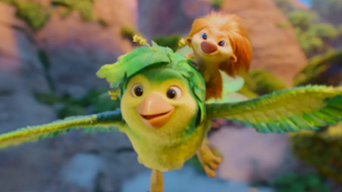 SWAPPED - (Top to bottom) Ivy (voiced by Juno Temple) and Ollie (voiced by Michael B. Jordan). Cr: Skydance Animation/Netflix © 2025