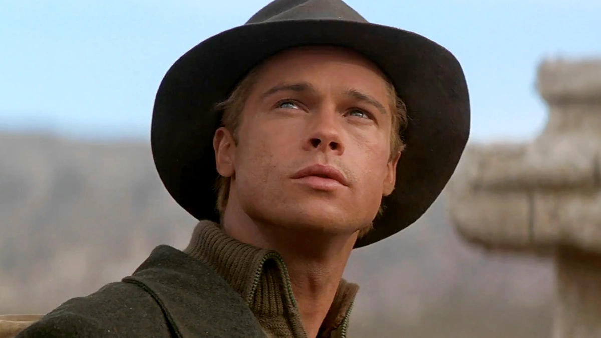 Brad Pitt em "Sete Anos no Tibete"