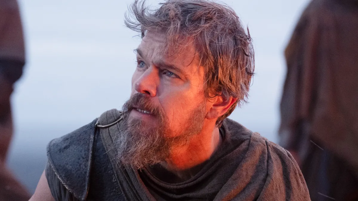Matt Damon em "A Odisseia"