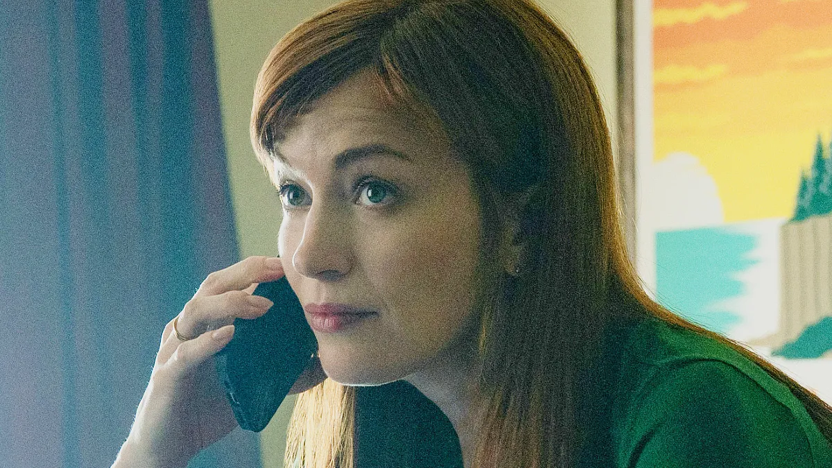 I Will Find You. Britt Lower as Rachel Mills in Episode #101 of I Will Find You. Cr. Christos Kalohoridis/NETFLIX © 2025