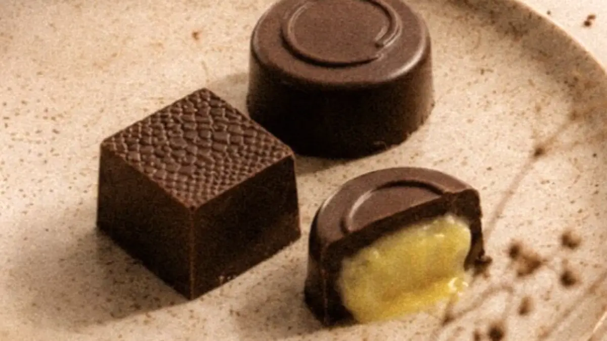 pedaços de cacau