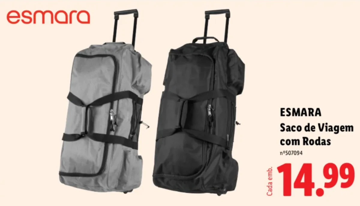saco de viagem lidl