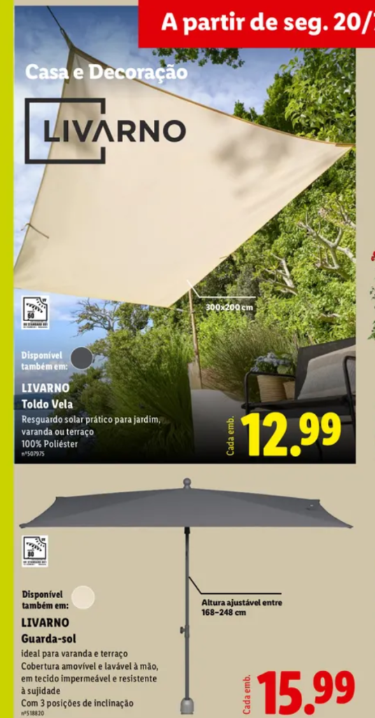 toldo e guarda sol