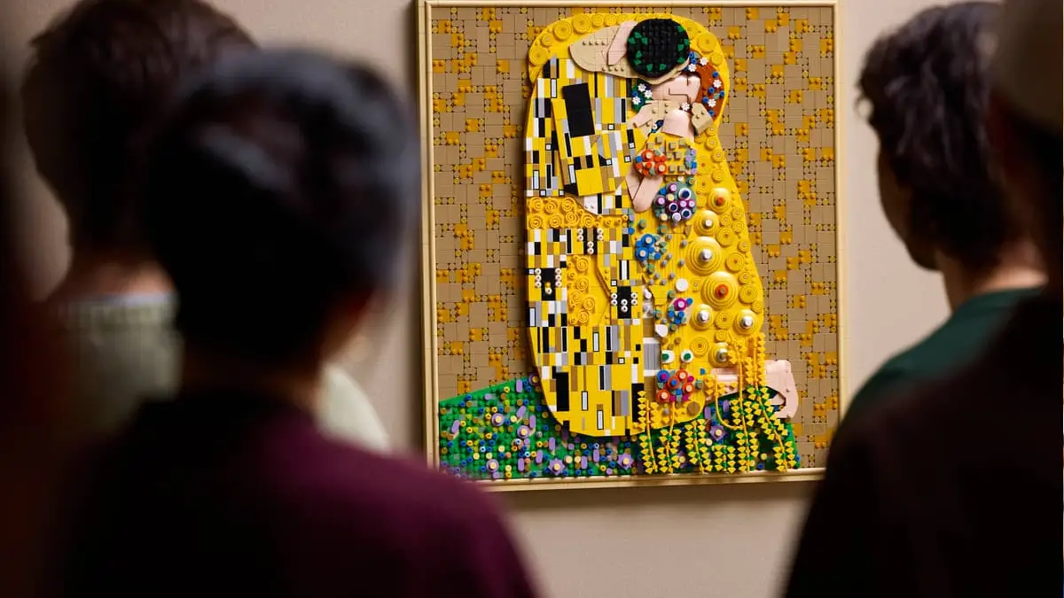 lego klimt beijo