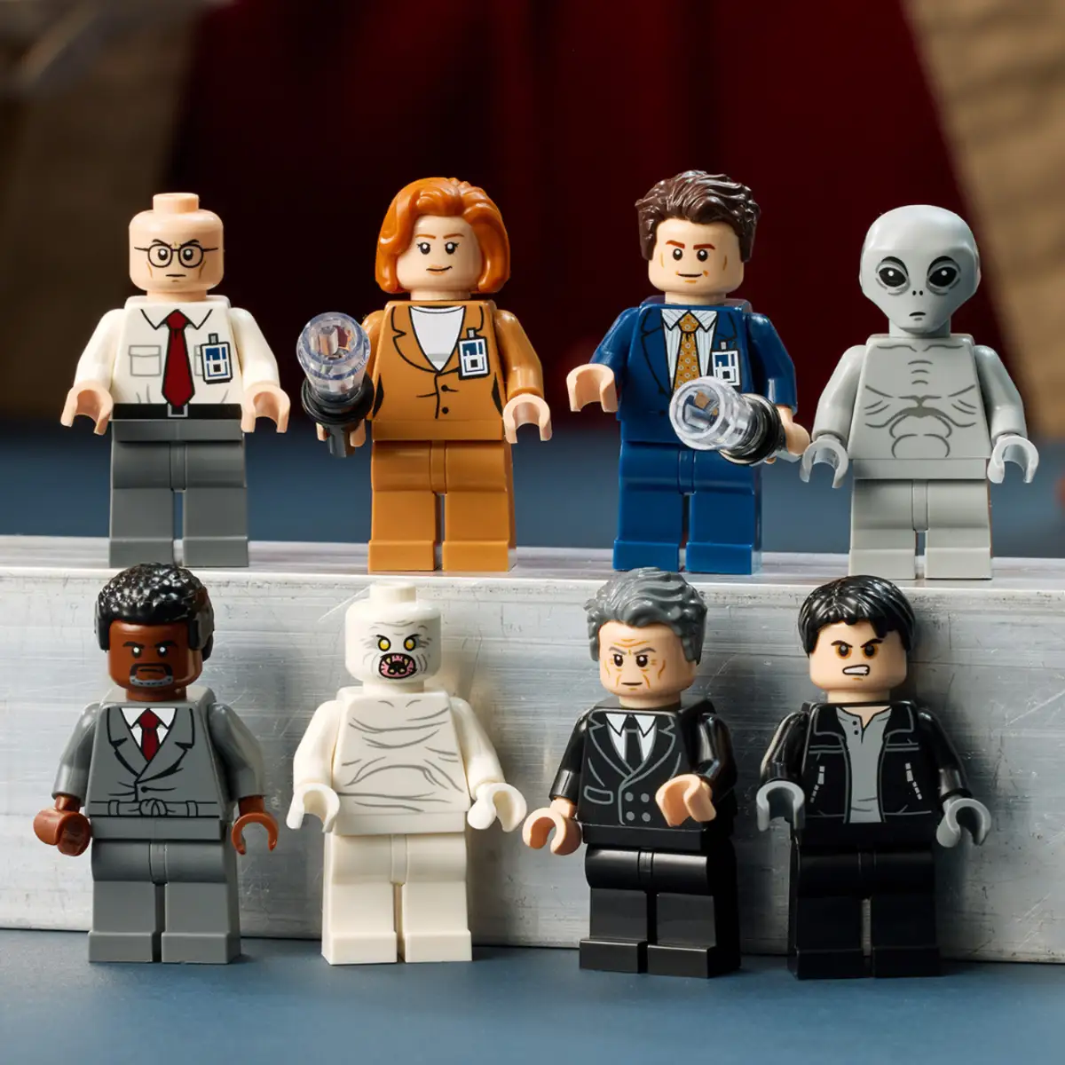 lego minifiguras x files