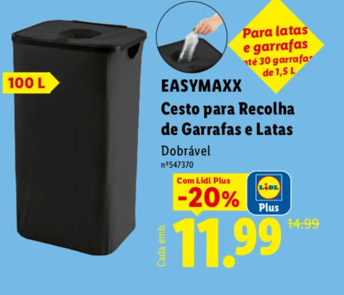 lidl garrafas volta